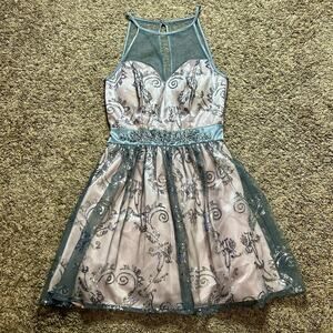 Windsor Pink/Grey Party Dress
